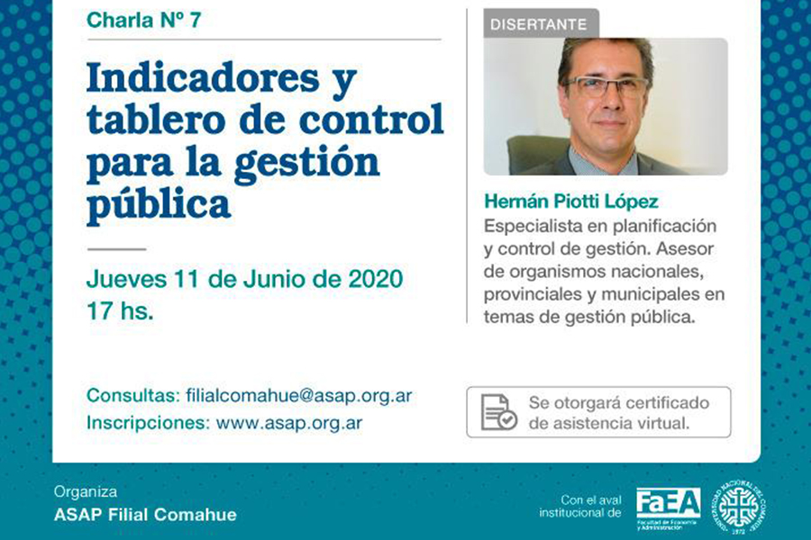 Indicadores y tablero de control para le gestión pública