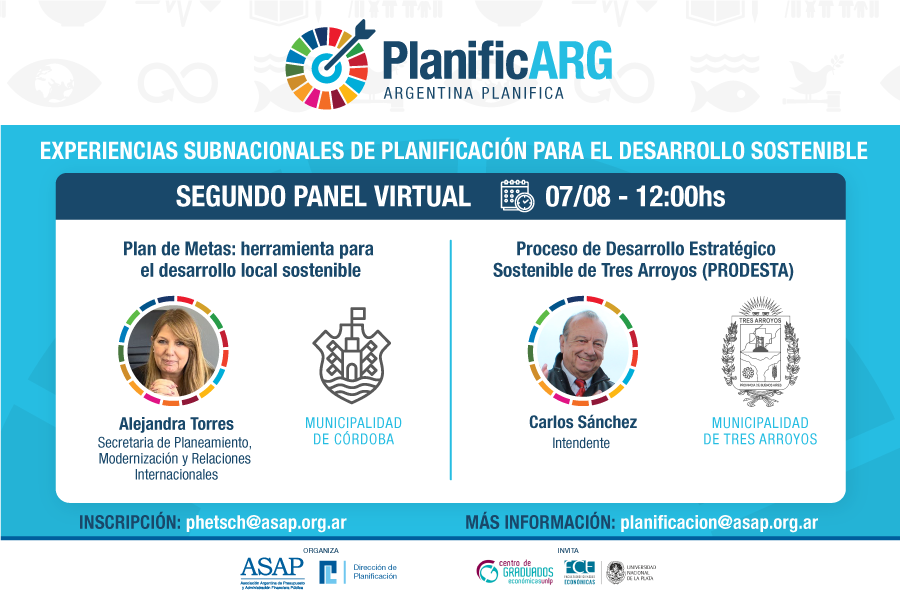Argentina Planifica: municipalidades de Córdoba y Tres Arroyos