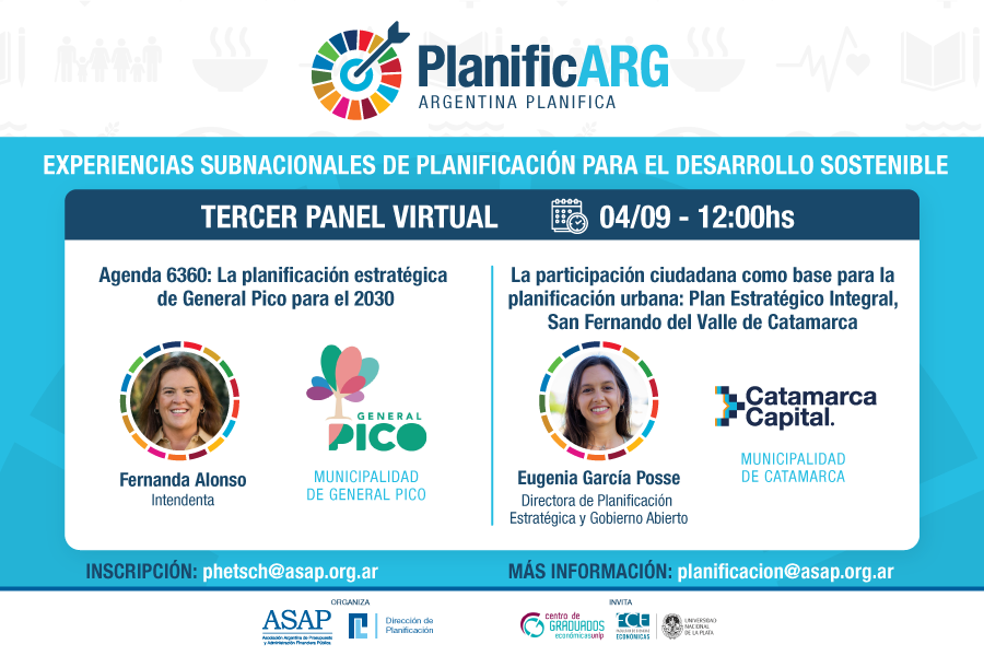 Argentina Planifica: municipalidades de General Pico y Catamarca
