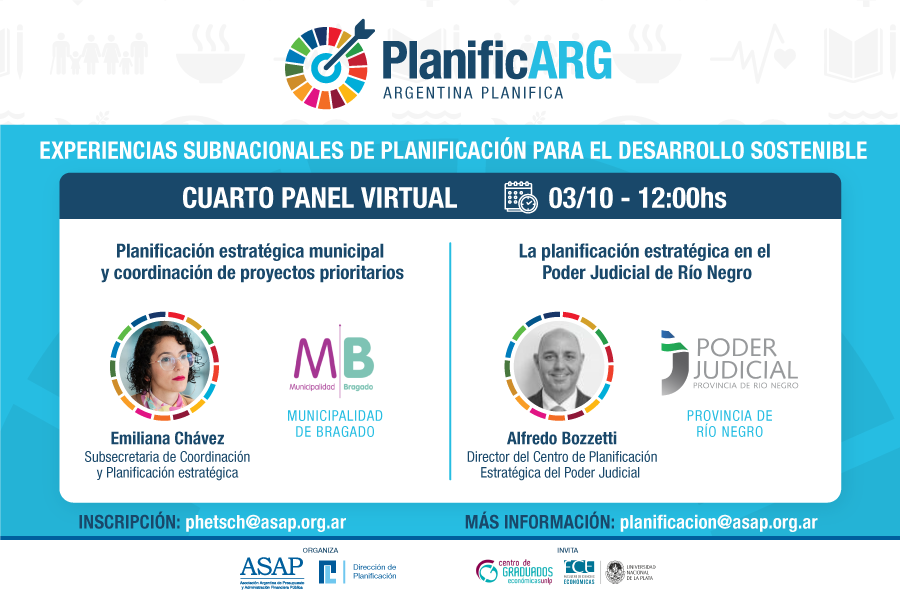 Argentina Planifica: municipalidad de Bragado y provincia de Río Negro