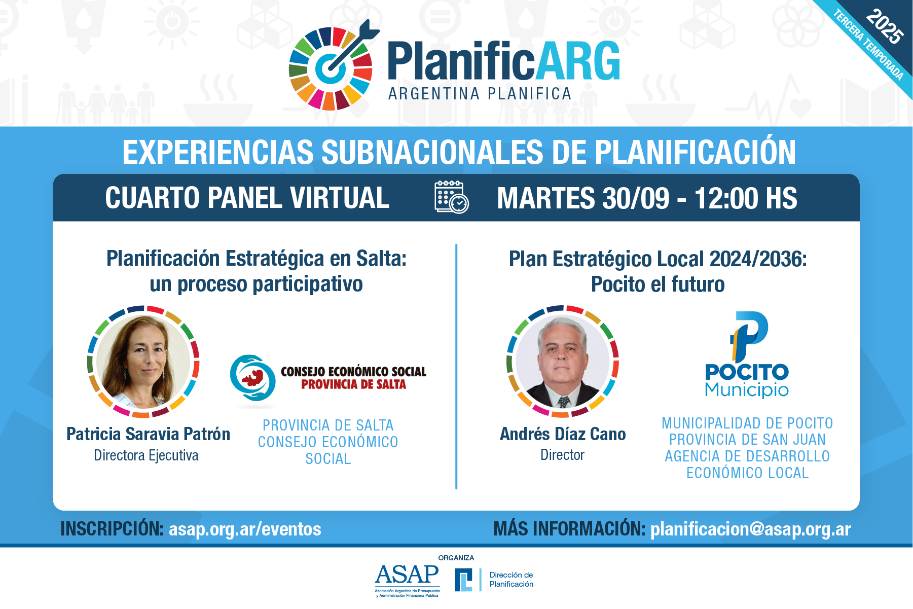 Argentina Planifica 2025: provincia de Salta y municipalidad de Pocito