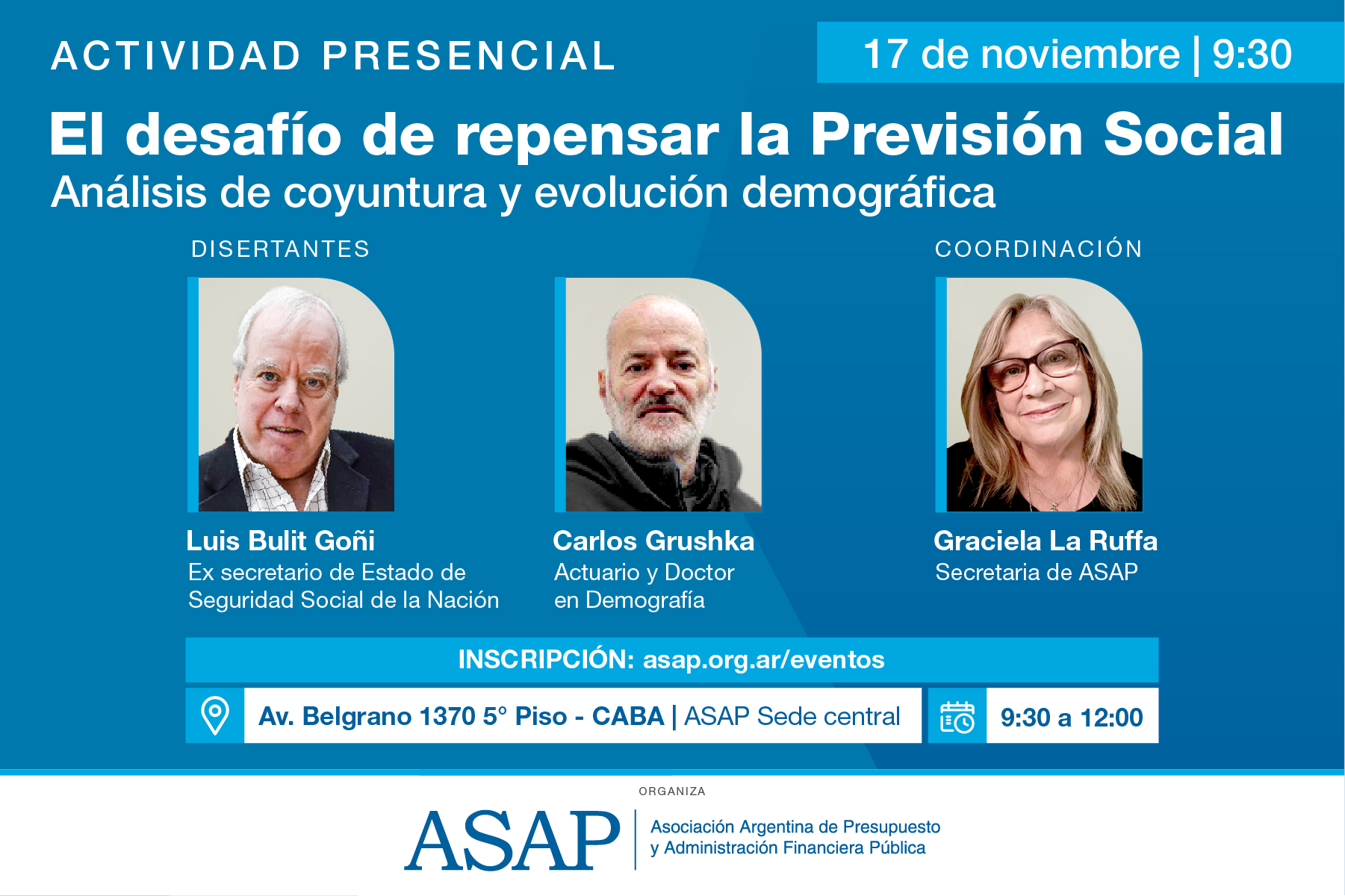 El desafío de repensar la Previsión Social - Análisis de coyuntura y evolución demográfica
