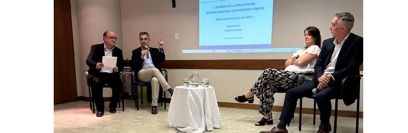 Especialistas y funcionarios analizaron la Ley de Inversión Pública a 30 años de su sanción 