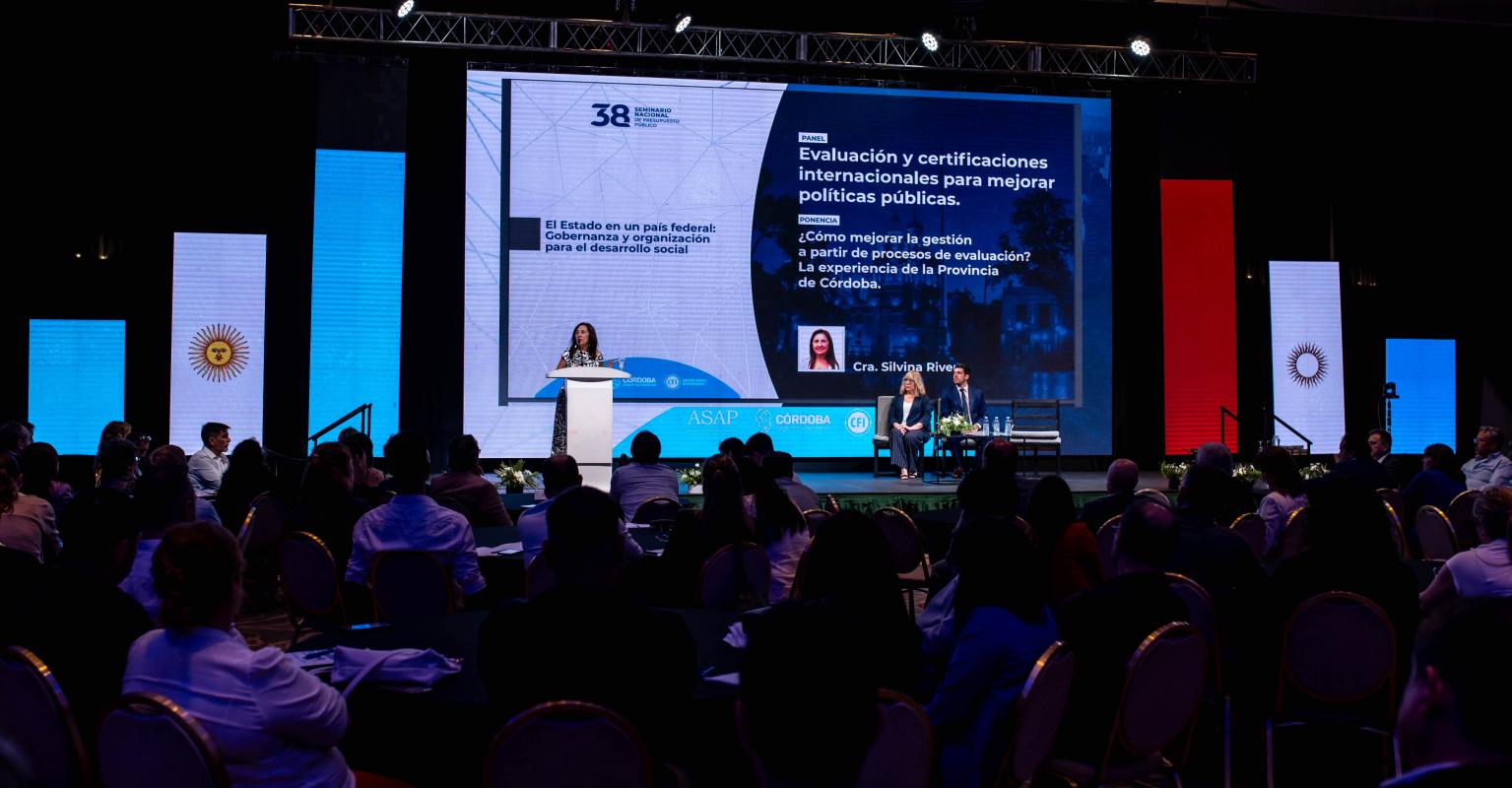 Se realizó en Córdoba el 38° del Seminario Nacional de Presupuesto Público